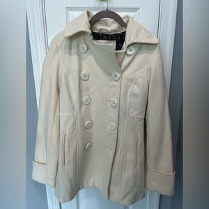 dELiA*s Cream Pea Coat